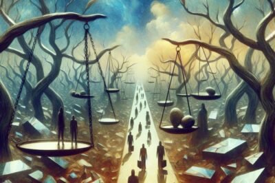 Allégorie illustrée sur l’absurdité de l’autosatisfaction morale